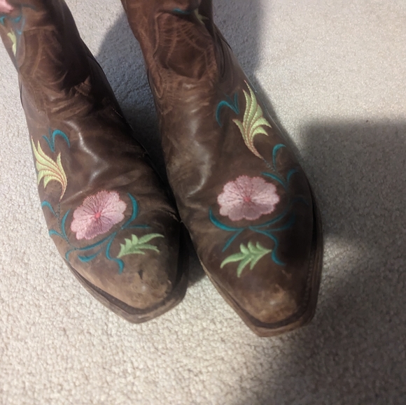 John Ringo floral cowboy boots - Picture 4 of 8